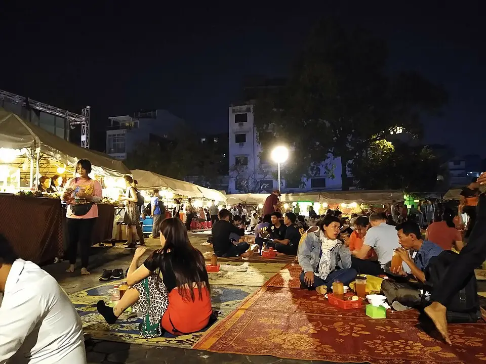 Cambodja Phnom Penh avondmarkt