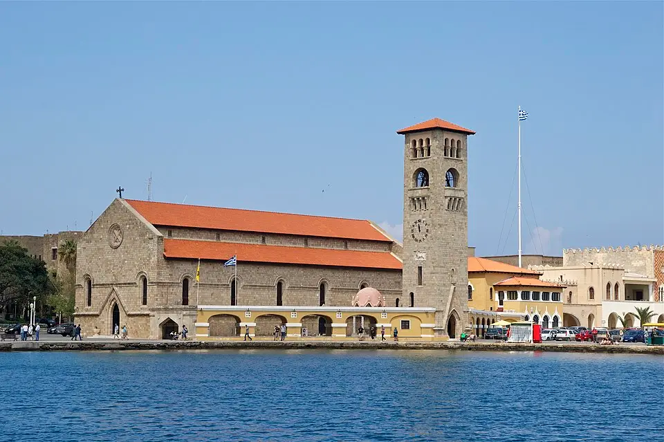 Griekenland kathedraal op Rhodos